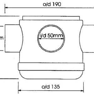 ТРАП  (MRFG 1) 50/110 ВЫСОТА 130мм