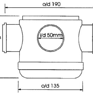 ТРАП  (MRFG 2) 50/110 ВЫСОТА 130мм